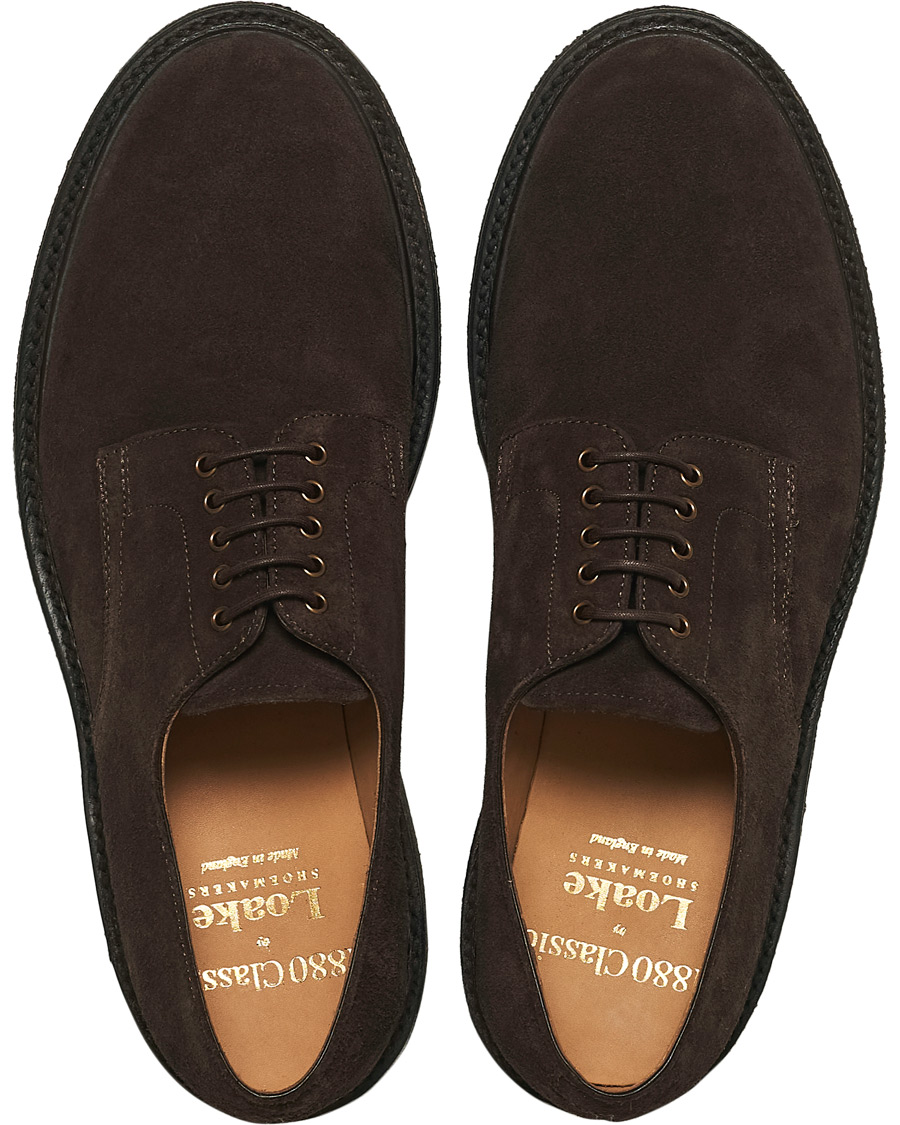 Homme | Loake 1880 Chichester Suede Derby Dark Brown | Loake 1880 | Chichester Suede Derby Dark Brown