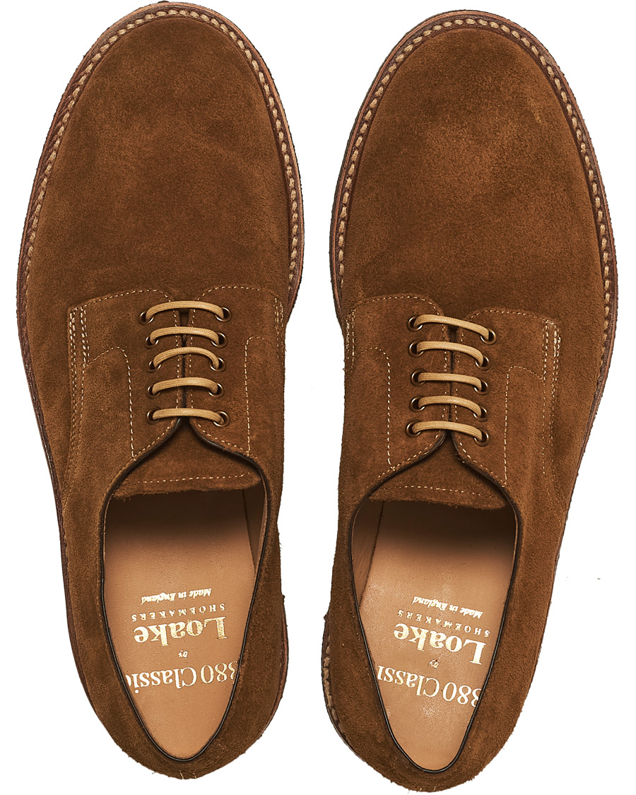 Homme | Loake 1880 Chichester Suede Derby Tobacco | Loake 1880 | Chichester Suede Derby Tobacco
