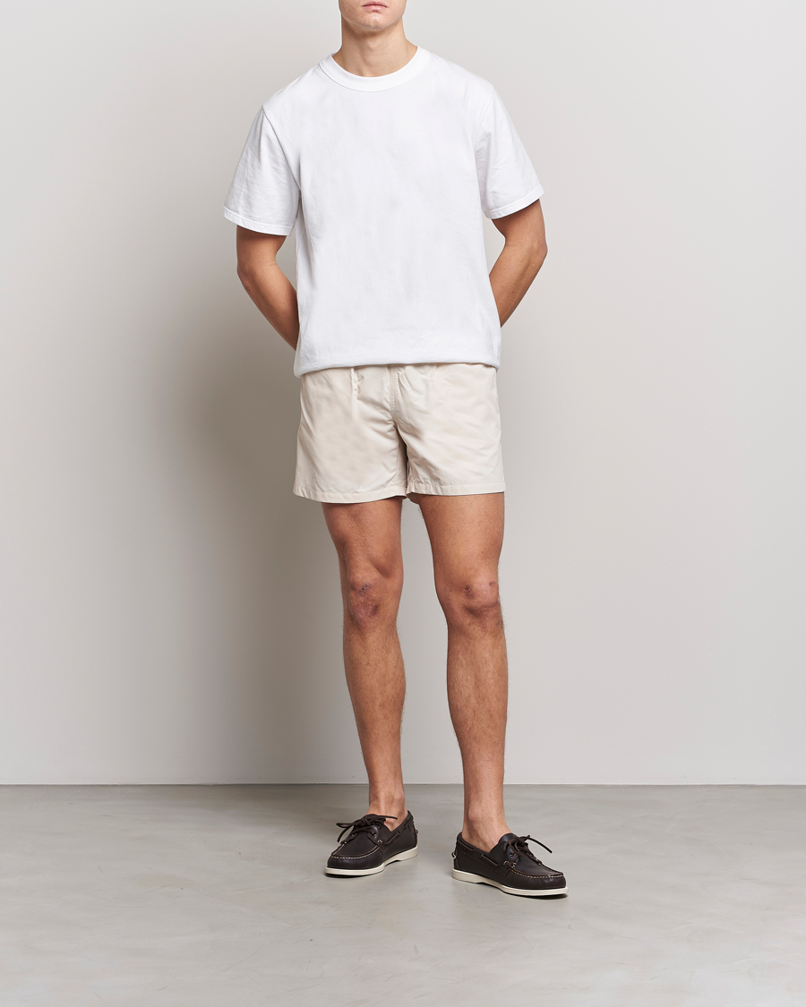 Heren | Zwembroek | Colorful Standard | Classic Organic Swim Shorts Ivory White