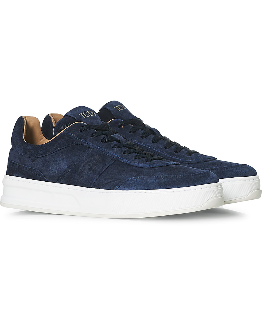 Homme | Tod's Cassetta Alta Sneaker Navy Suede | Tod's | Cassetta Alta Sneaker Navy Suede