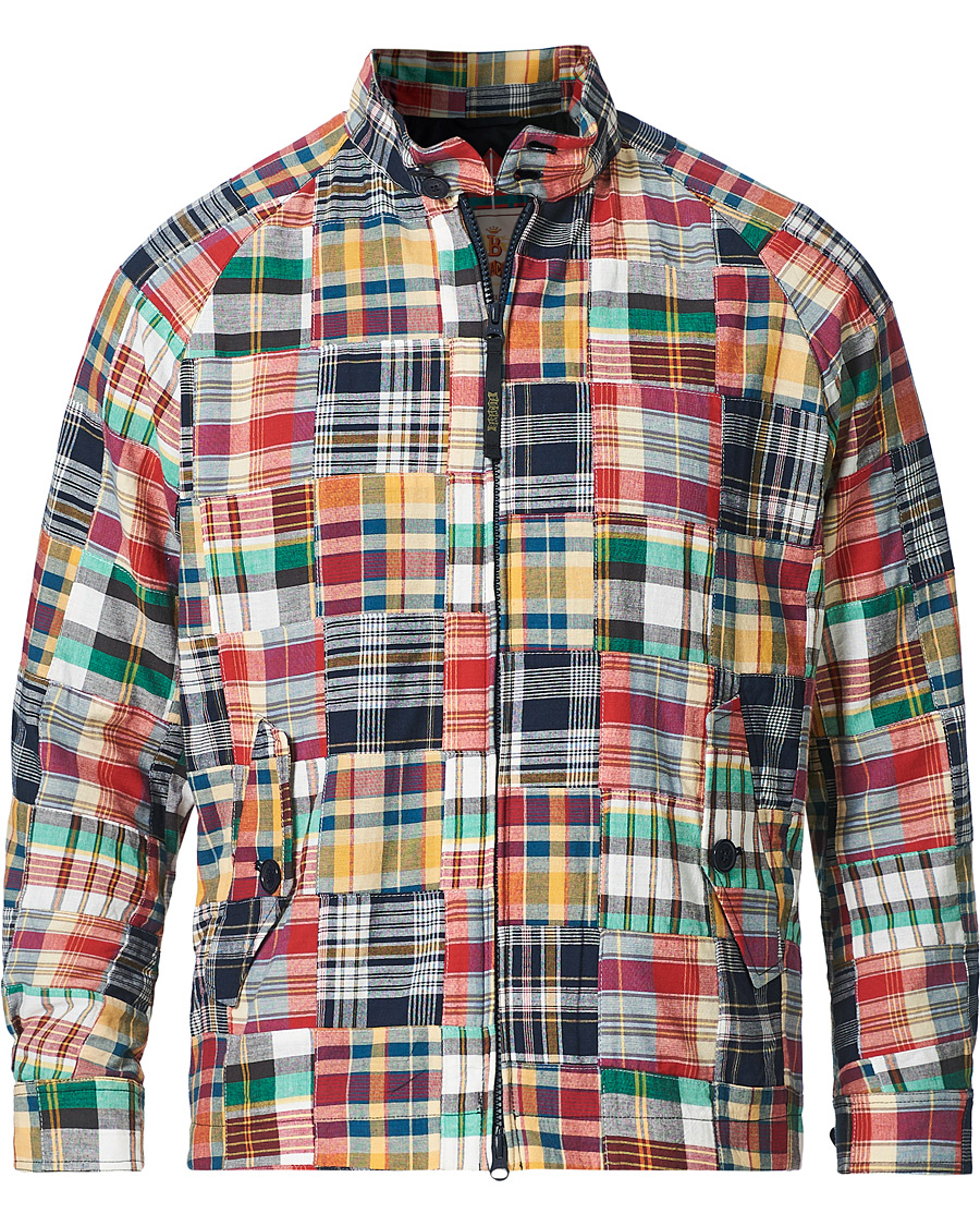 Homme | Manteaux Et Vestes | Baracuta | G4 Patchwork Madras Jacket Multi