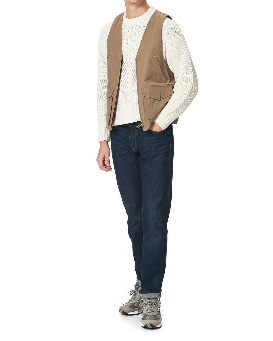 Homme | Manteaux Et Vestes | Baracuta | Cloth Vest Tan