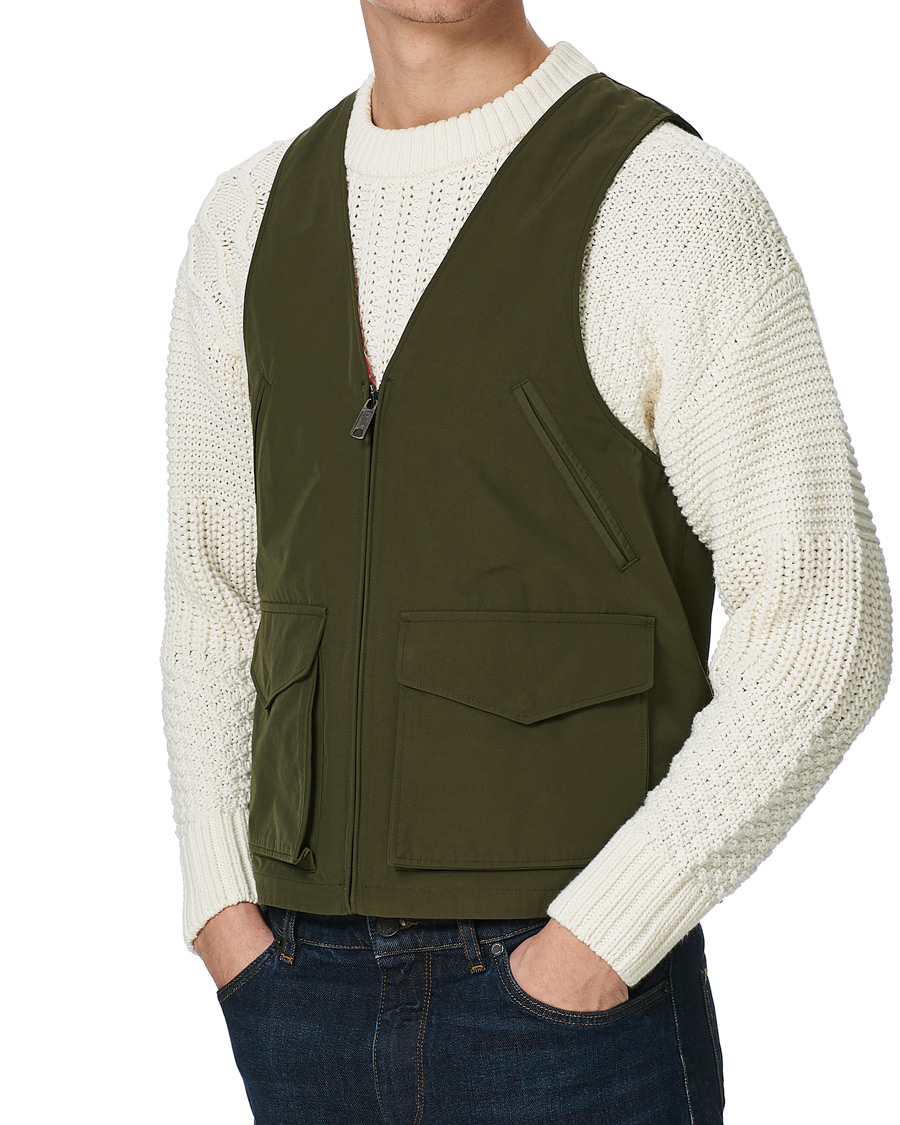 Homme | Manteaux Et Vestes | Baracuta | Cloth Vest Beech