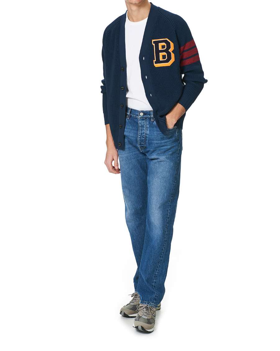 Homme | Pulls Et Tricots | Baracuta | College Cotton Cardigan Navy