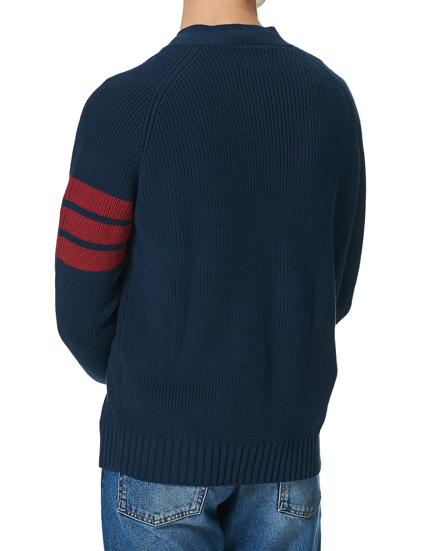 Homme | Pulls Et Tricots | Baracuta | College Cotton Cardigan Navy