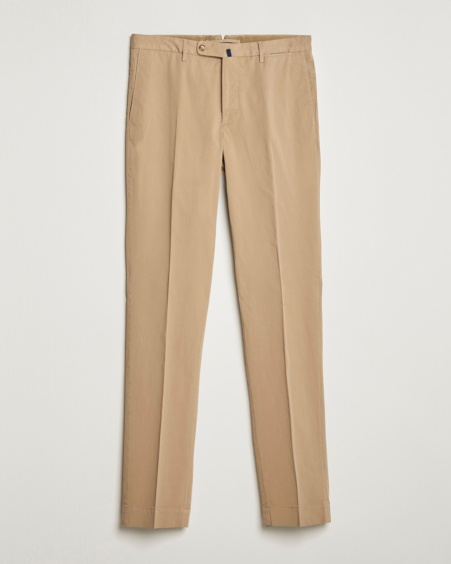 Homme | Pantalons | Incotex | Regular Fit Comfort Chinos Beige