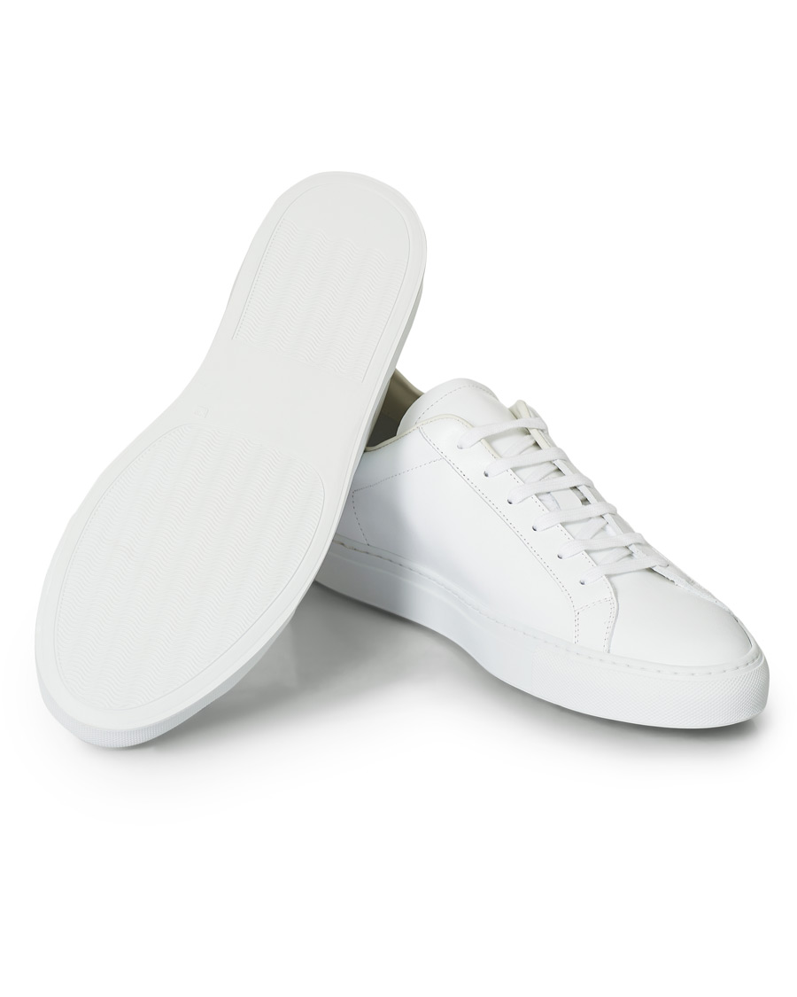 Homme | Common Projects Retro Low Sneaker White/Red | Common Projects | Retro Low Sneaker White/Red