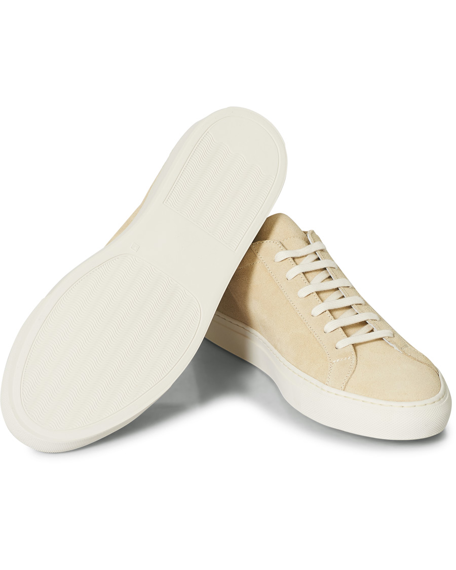 Homme | Common Projects Achilles Low Suede Sneaker Off White | Common Projects | Achilles Low Suede Sneaker Off White