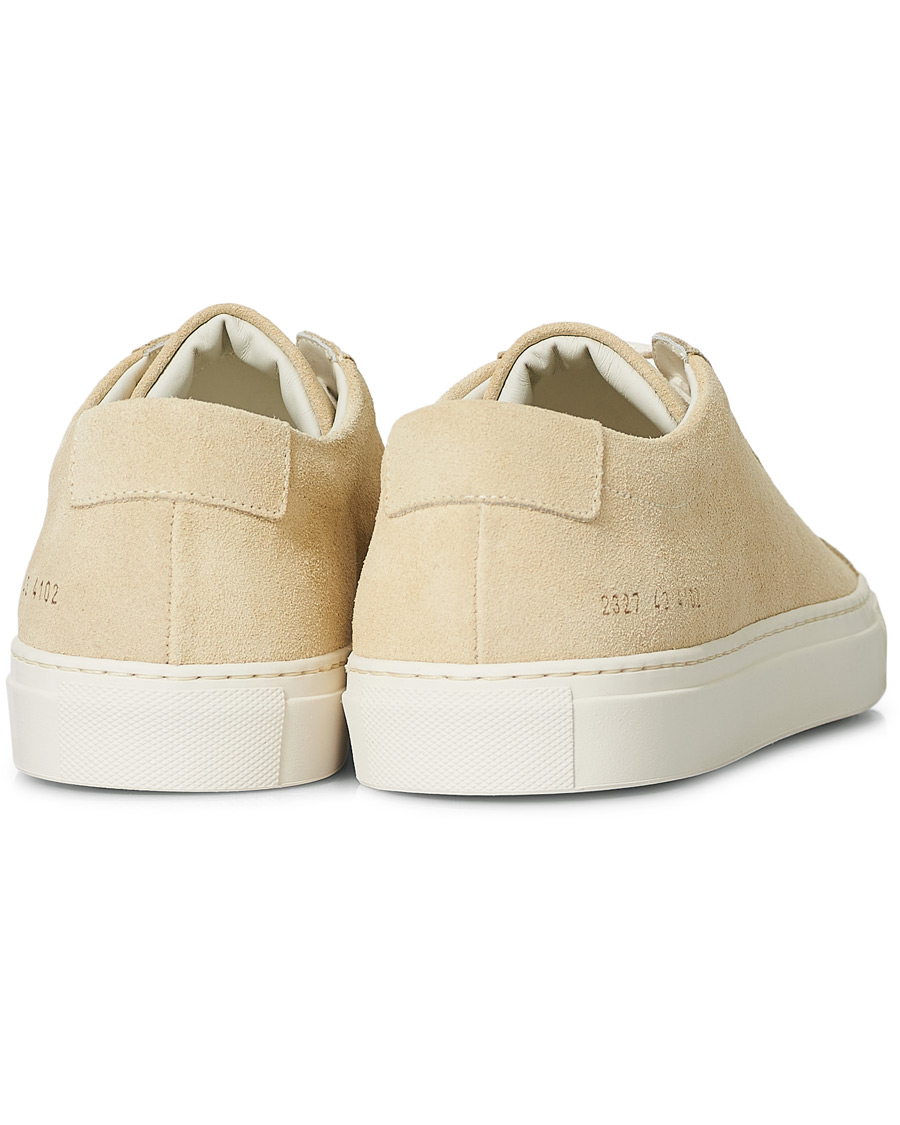 Homme | Common Projects Achilles Low Suede Sneaker Off White | Common Projects | Achilles Low Suede Sneaker Off White