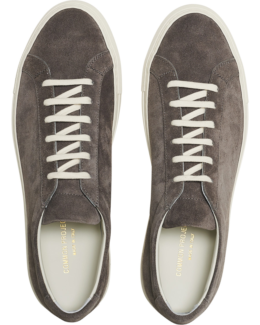 Homme | Common Projects Achilles Low Suede Sneaker Dark Grey | Common Projects | Achilles Low Suede Sneaker Dark Grey