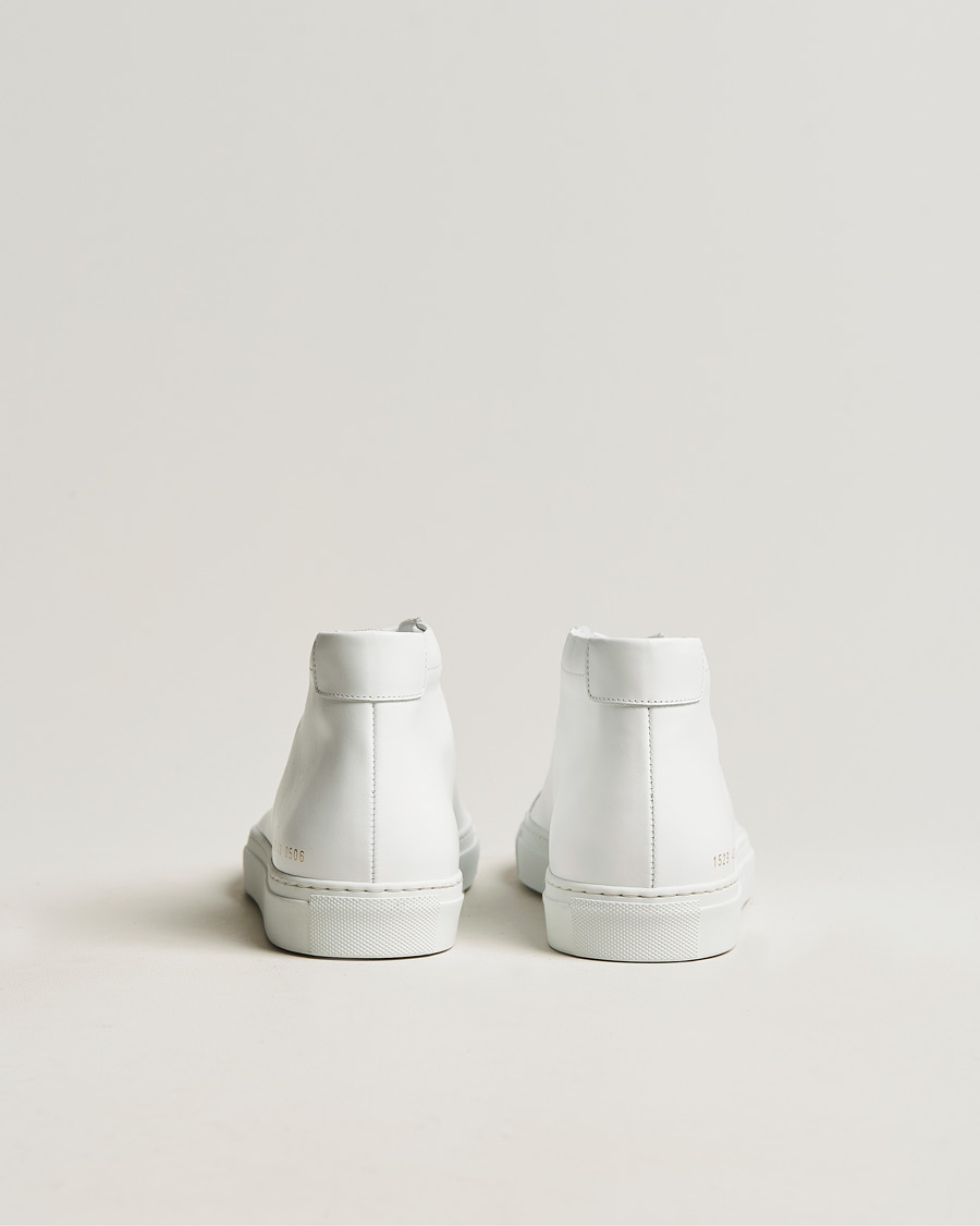 Homme | Common Projects Original Achilles Leather High Sneaker White | Common Projects | Original Achilles Leather High Sneaker White