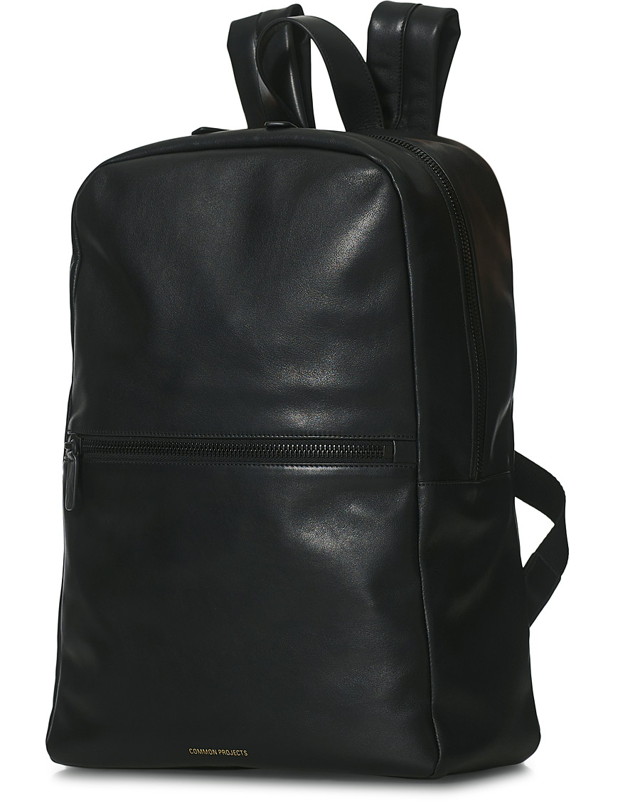 Homme | Common Projects Pebbled Nappa Leather Backpack Black | Common Projects | Pebbled Nappa Leather Backpack Black