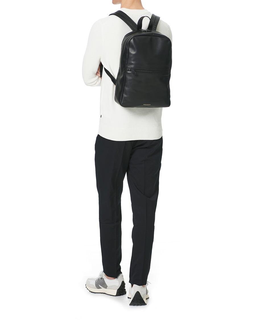 Homme | Common Projects Pebbled Nappa Leather Backpack Black | Common Projects | Pebbled Nappa Leather Backpack Black
