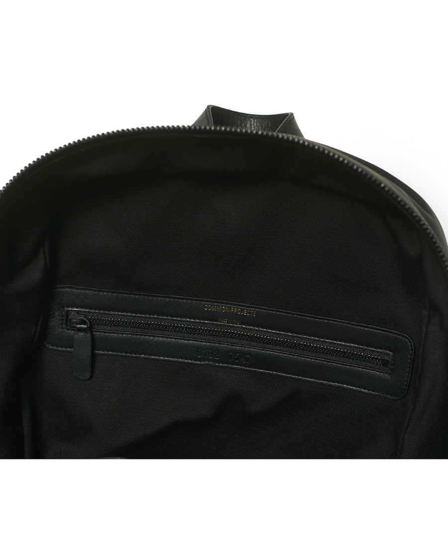 Homme | Common Projects Pebbled Nappa Leather Backpack Black | Common Projects | Pebbled Nappa Leather Backpack Black