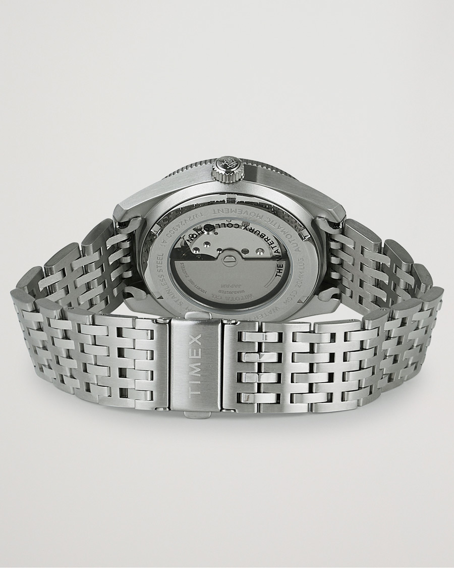 Homme | Timex Waterbury Diver Automatic 40mm Steel/Black Dial | Timex | Waterbury Diver Automatic 40mm Steel/Black Dial