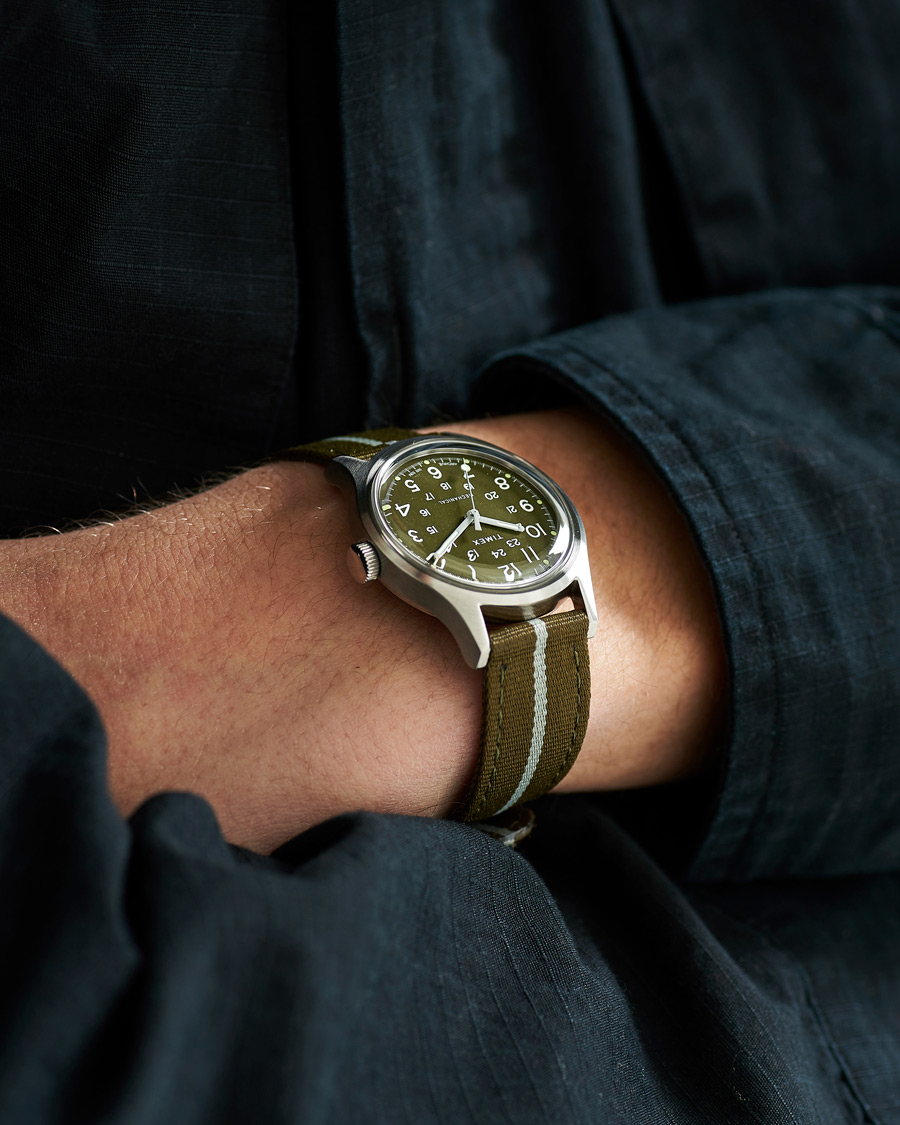 Heren | Timex MK1 Mechanical Watch 36mm Green | Timex | MK1 Mechanical Watch 36mm Green