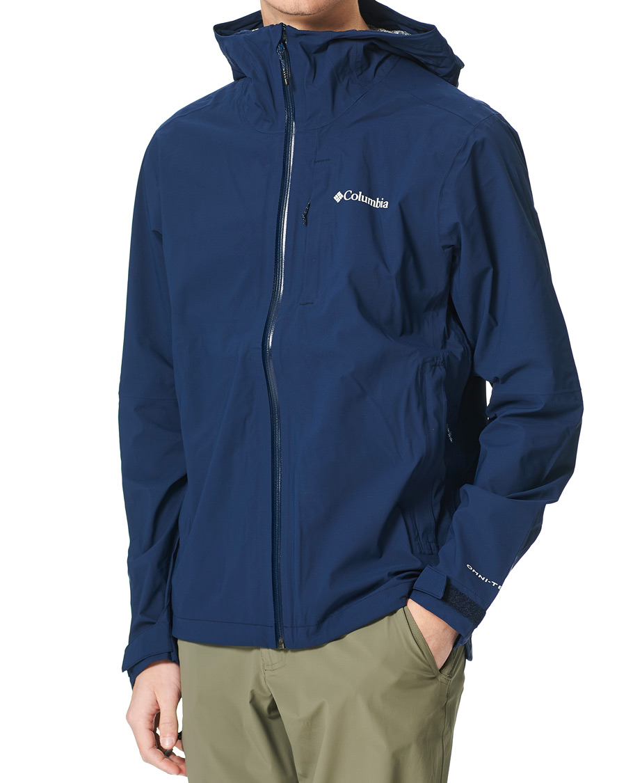 Heren | Jassen | Columbia | Omni-Tech Waterproof Shell Jacket Collegiate Navy