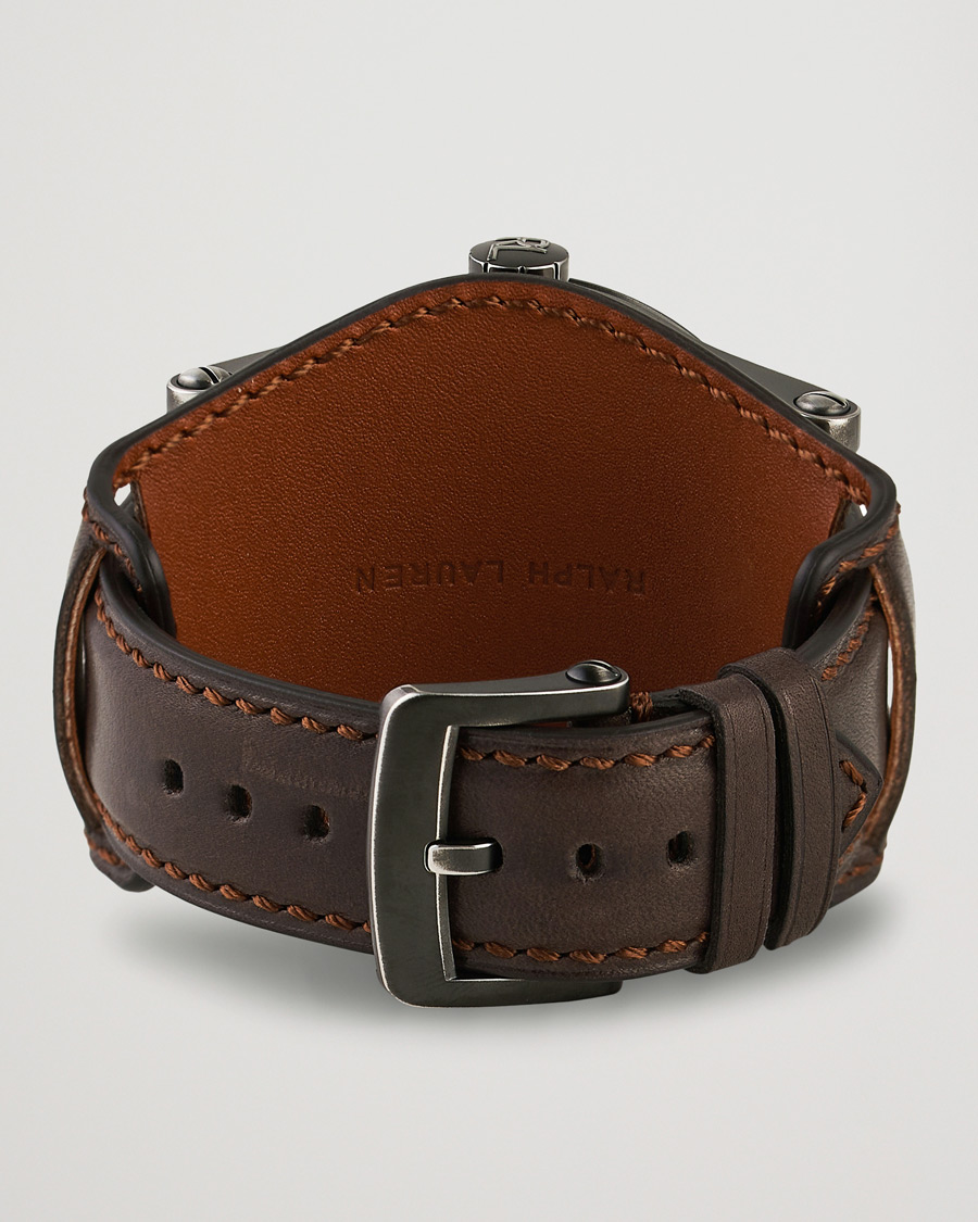 Homme | Polo Ralph Lauren 45mm Safari Chronometer Black Steel/Calf Strap | Polo Ralph Lauren | 45mm Safari Chronometer Black Steel/Calf Strap