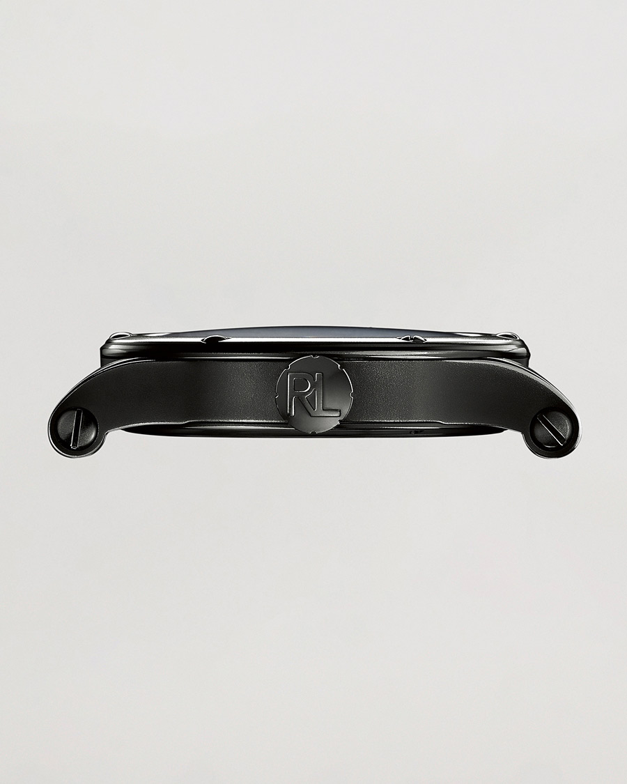 Heren | Polo Ralph Lauren 45mm Safari Chronometer Black Steel/Canvas Strap | Polo Ralph Lauren | 45mm Safari Chronometer Black Steel/Canvas Strap