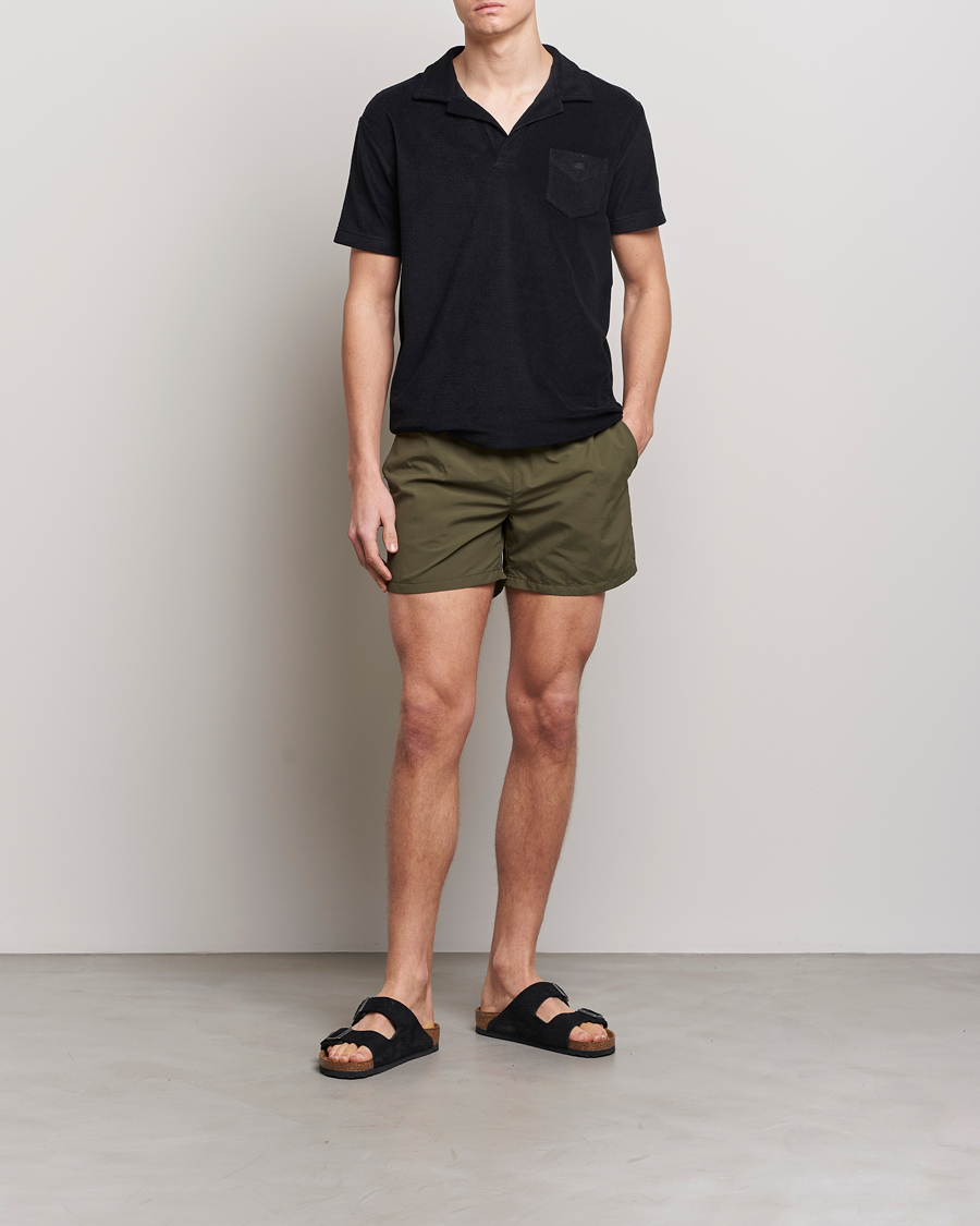 Homme | Maillots De Bain | Ripa Ripa | Plain Swimshorts Olive Green