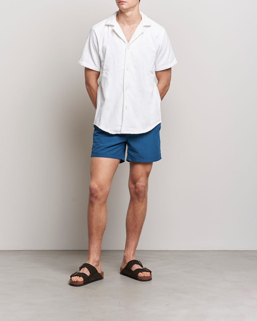 Homme | Maillots De Bain | Ripa Ripa | Plain Swimshorts Petrol Blue