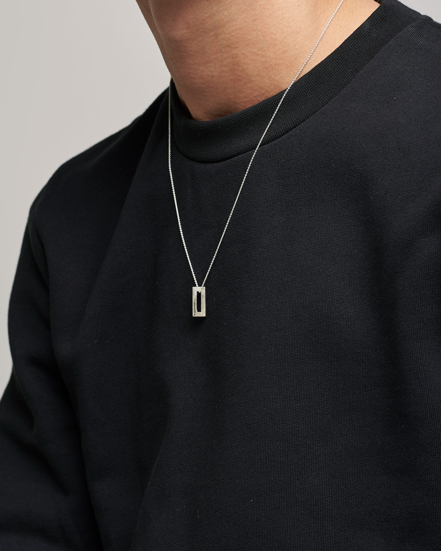 Homme | LE GRAMME Rectangular Necklace Le 1.5 Sterling Silver | LE GRAMME | Rectangular Necklace Le 1.5 Sterling Silver