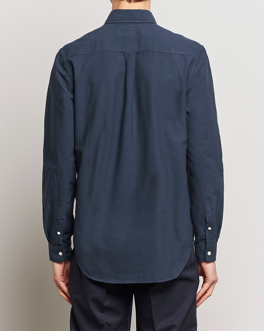 Homme | Chemises | A Day's March | Moorgate Dyed Oxford Shirt Navy