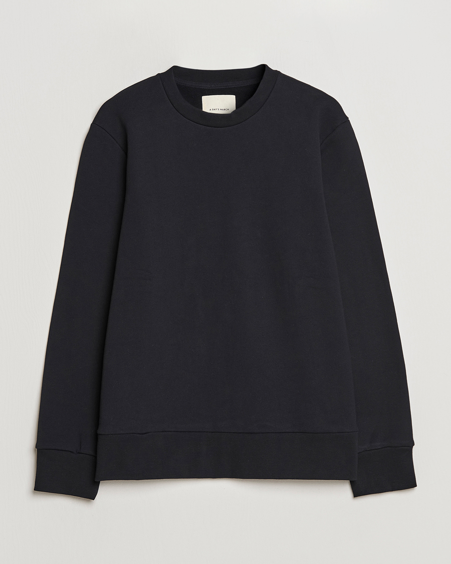 Homme | Pulls Et Tricots | A Day's March | Shaw Sturdy Fleece Sweatshirt Black