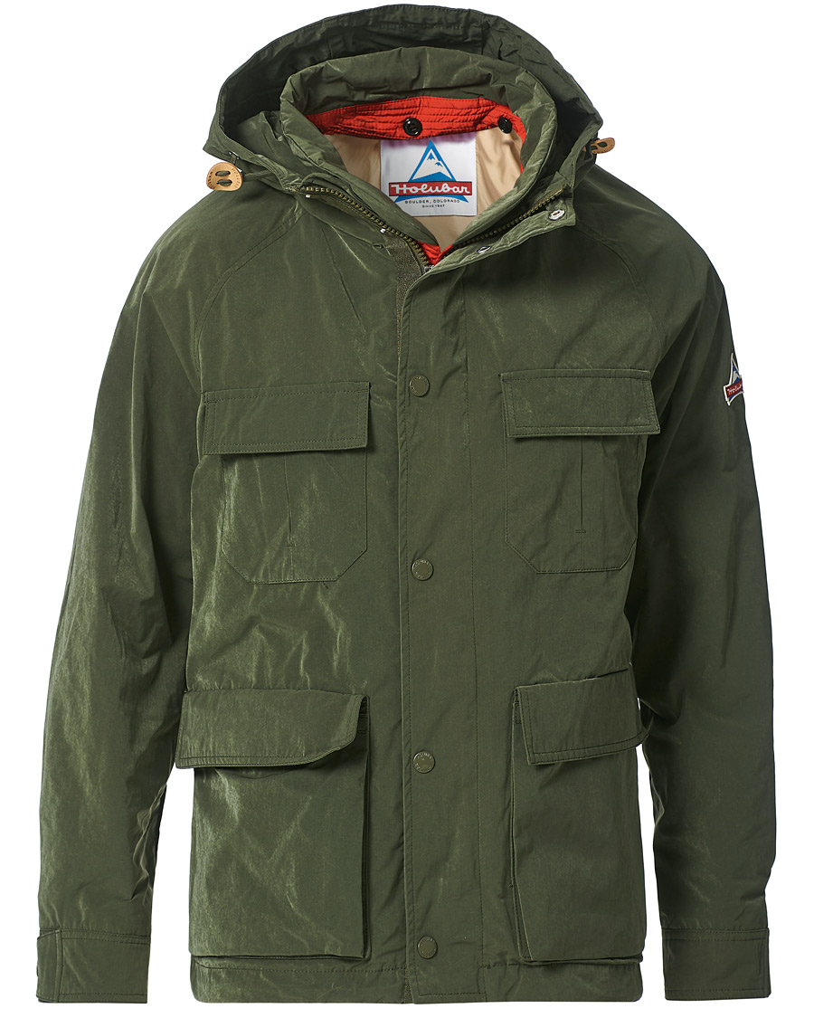 Homme | Manteaux Et Vestes | Holubar | Short Hunter Hooded Jacket Green