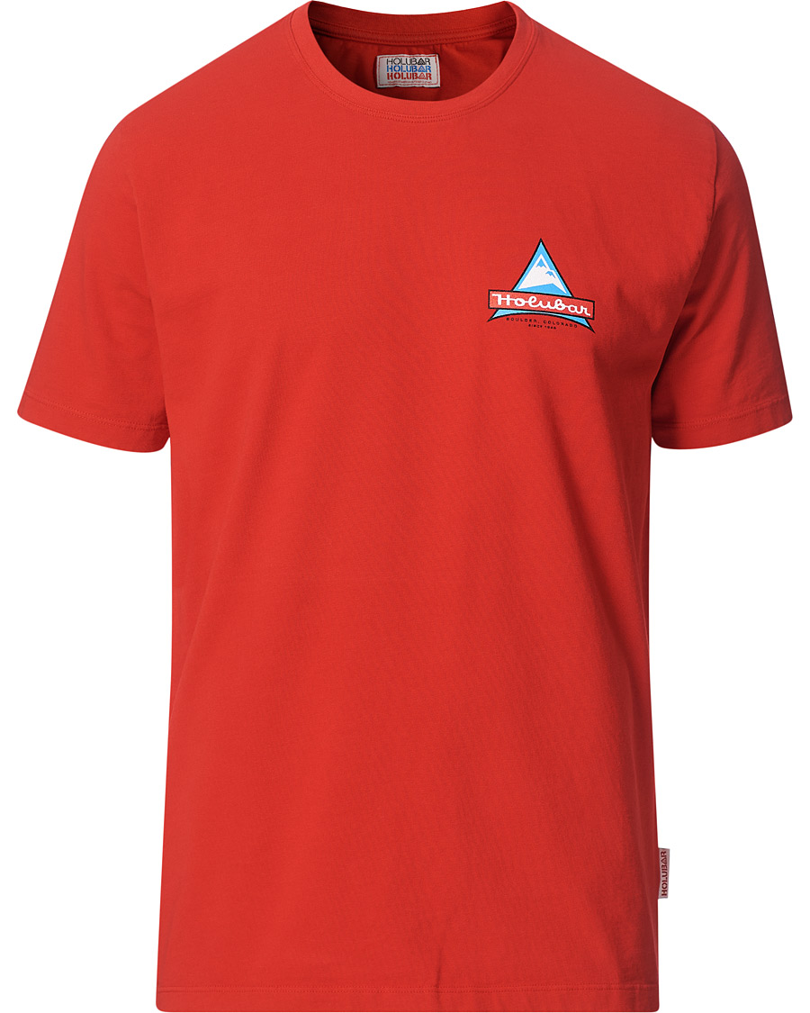 Homme | T-shirts | Holubar | Cotton Logo Tee Wine