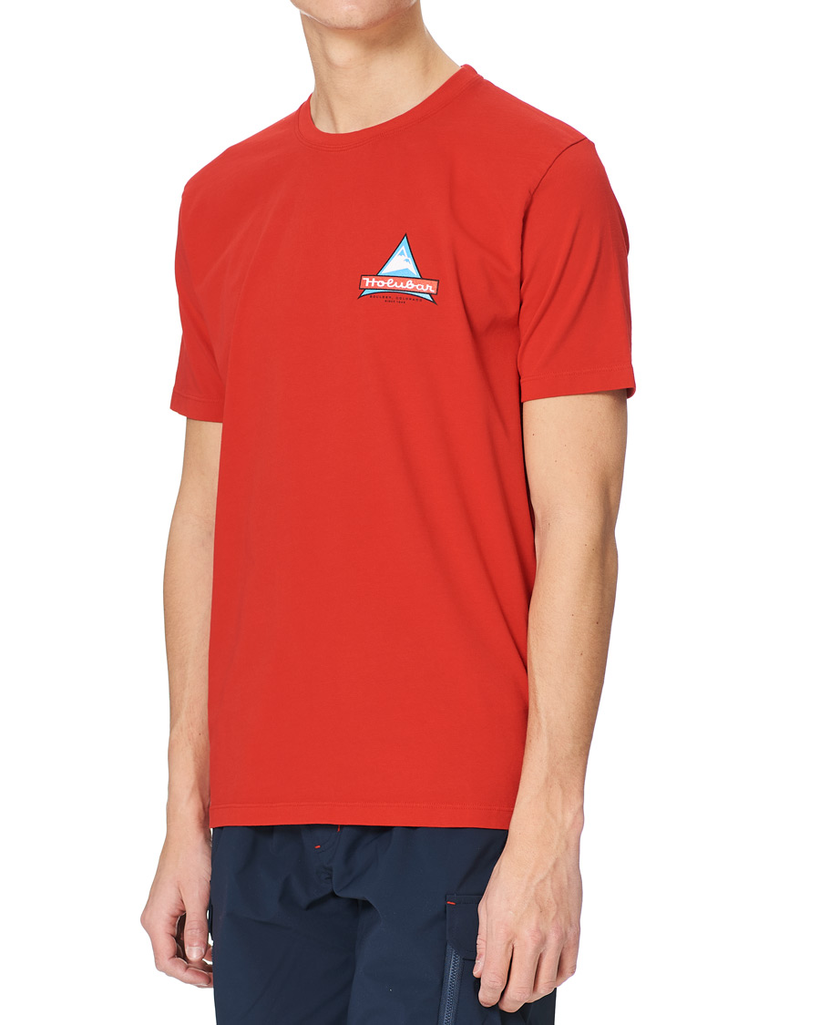 Homme | T-shirts | Holubar | Cotton Logo Tee Wine