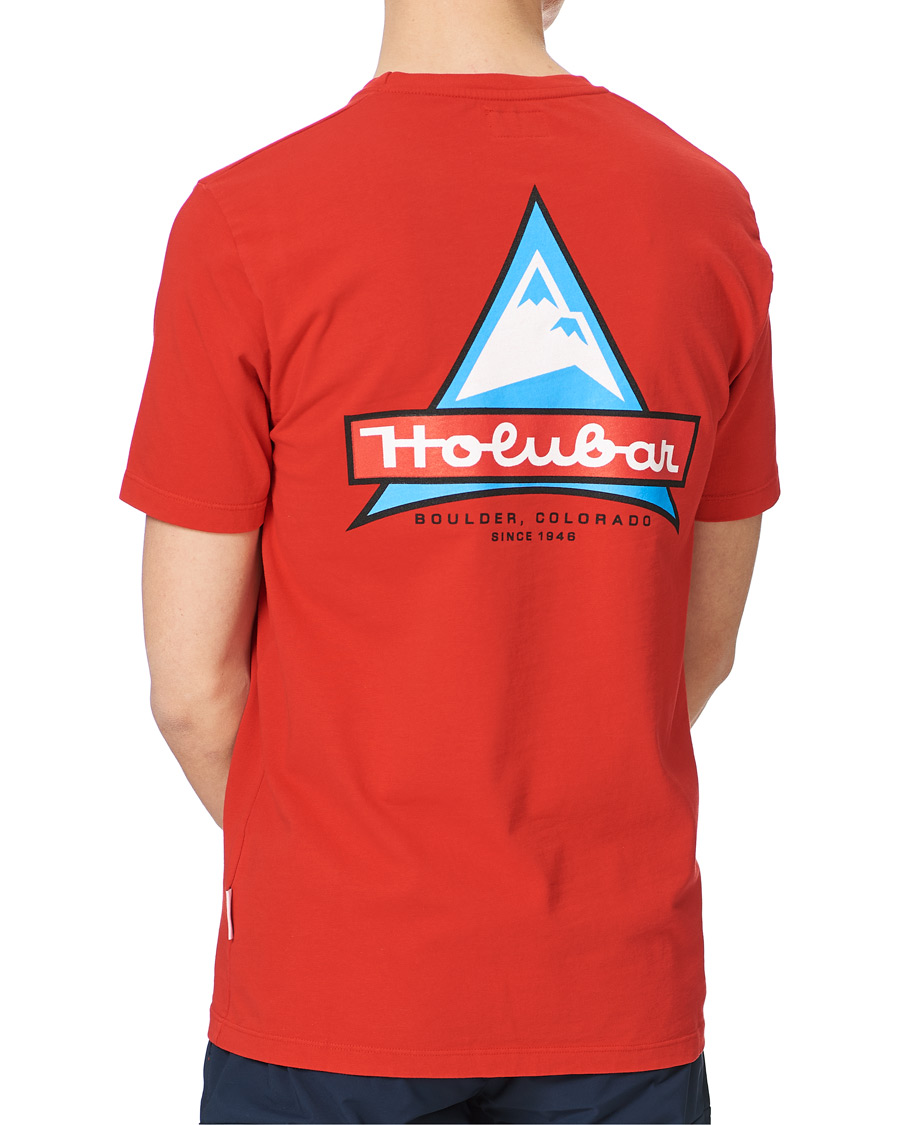 Homme | T-shirts | Holubar | Cotton Logo Tee Wine
