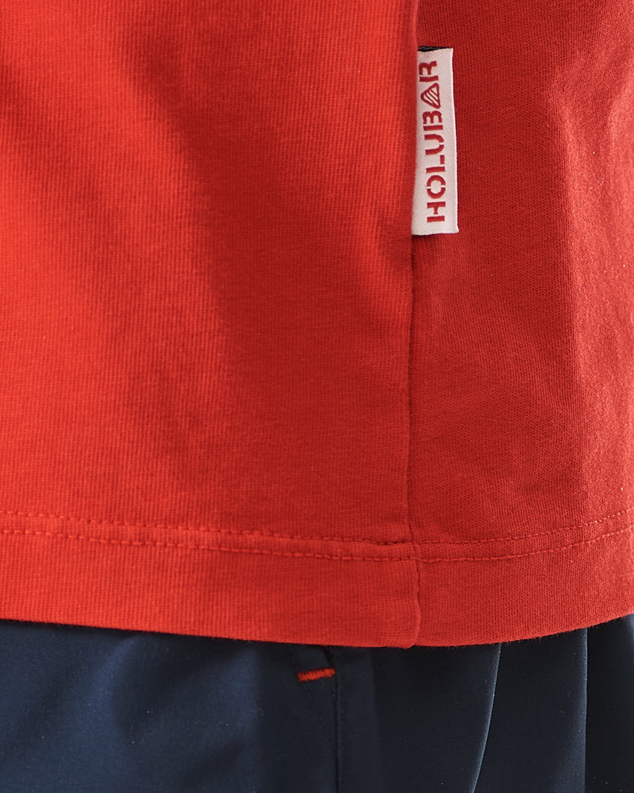 Homme | T-shirts | Holubar | Cotton Logo Tee Wine