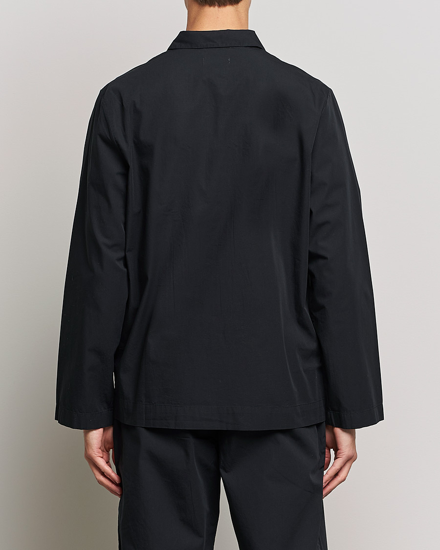 Homme | Tekla Poplin Pyjama Shirt All Black | Tekla | Poplin Pyjama Shirt All Black