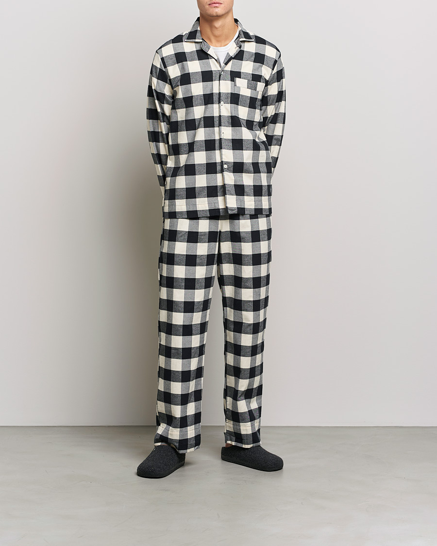 Homme | Peignoirs Et Pyjamas | Tekla | Pyjama Pants Black Gingham