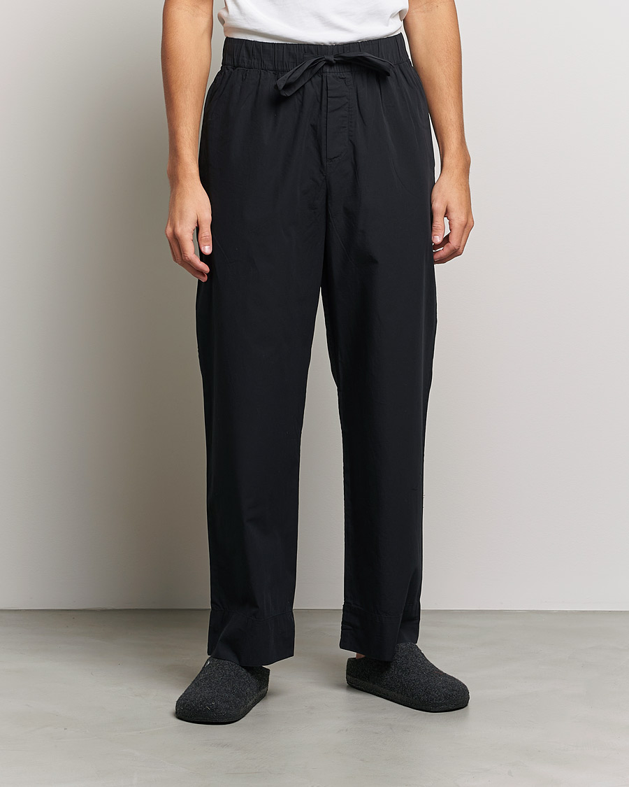 Homme | Peignoirs Et Pyjamas | Tekla | Poplin Pyjama Pants All Black