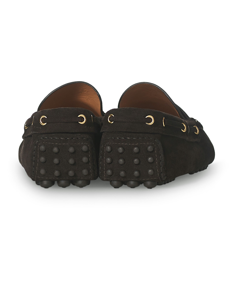 Homme | Car Shoe Driver Penny Moccasin Dark Brown Suede | Car Shoe | Driver Penny Moccasin Dark Brown Suede