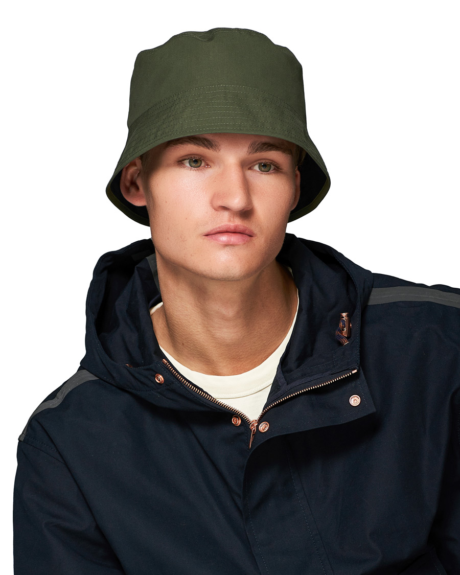 Homme | Private White V.C. Reversible Ventile Bucket Hat Olive | Private White V.C. | Reversible Ventile Bucket Hat Olive