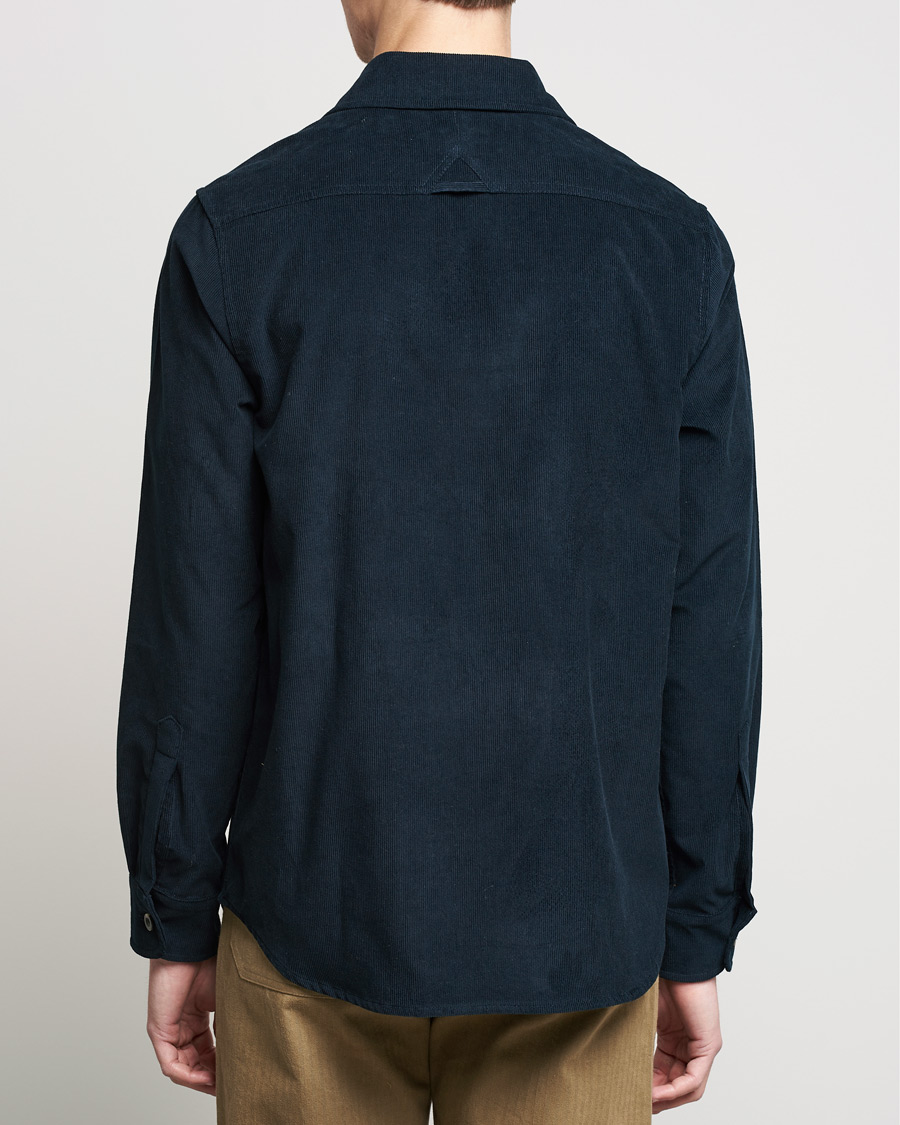 Heren | Overhemden | Private White V.C. | Patch Pocket Corduroy Overshirt Midnight