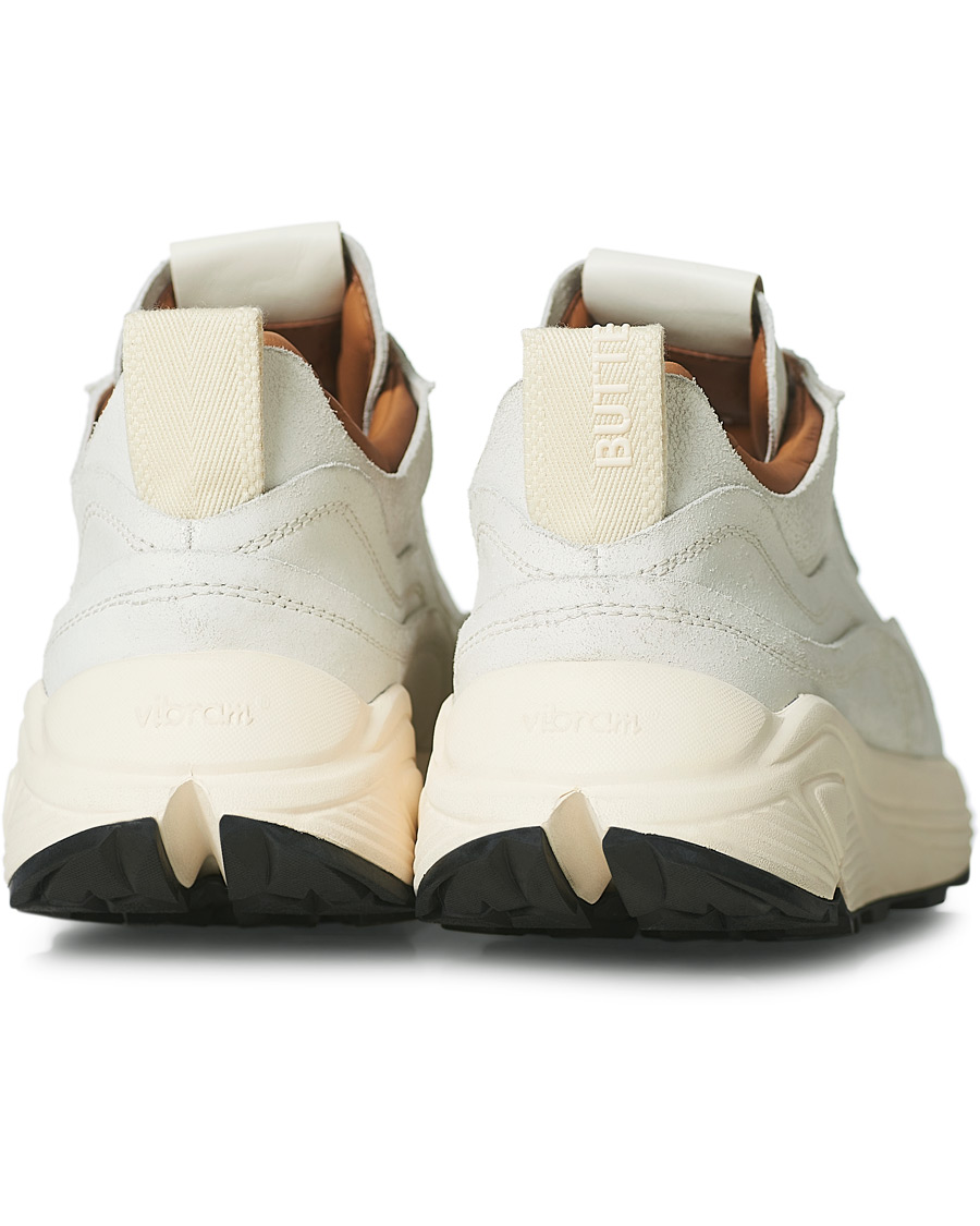 Heren | Buttero Vinci Bianchetto Leather Running Sneaker Off White | Buttero | Vinci Bianchetto Leather Running Sneaker Off White