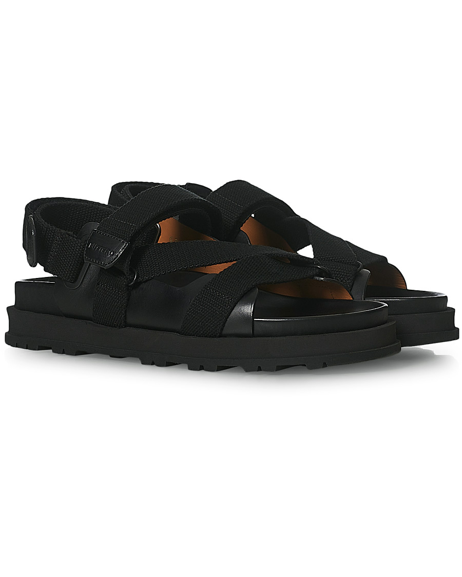 Homme | Buttero Pier Leather Sandal Black | Buttero | Pier Leather Sandal Black