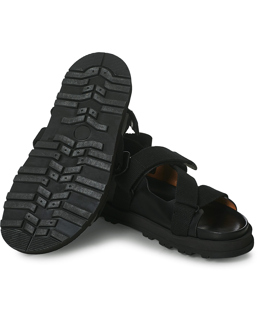 Homme | Buttero Pier Leather Sandal Black | Buttero | Pier Leather Sandal Black