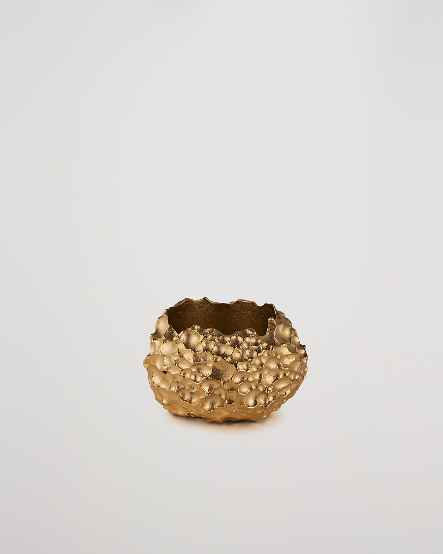 Homme | Skultuna Opaque Objects Candle Holder Large Gold | Skultuna | Opaque Objects Candle Holder Large Gold