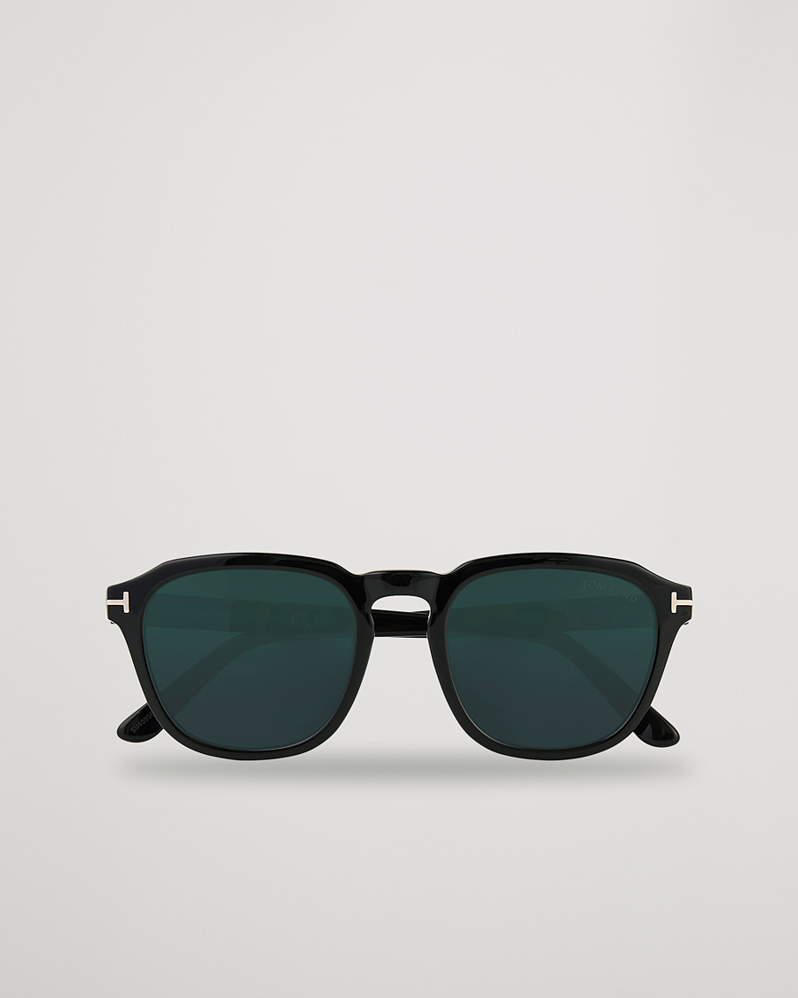 Heren | Zonnebrillen | Tom Ford | Avery Sunglasses Shiny Black/Blue