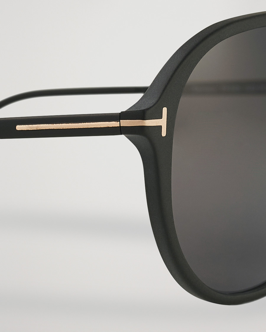 Homme | Tom Ford Samson Polarized Sunglasses Matte Black/Smoke | Tom Ford | Samson Polarized Sunglasses Matte Black/Smoke