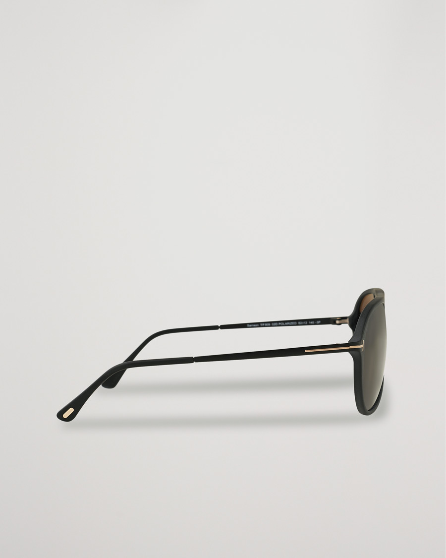 Homme | Tom Ford Samson Polarized Sunglasses Matte Black/Smoke | Tom Ford | Samson Polarized Sunglasses Matte Black/Smoke