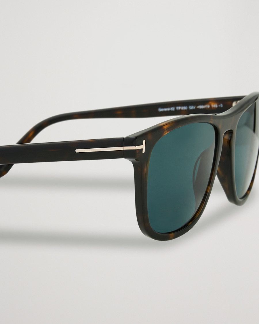 Homme | Tom Ford Gerard Sunglasses Dark Havana/Blue | Tom Ford | Gerard Sunglasses Dark Havana/Blue