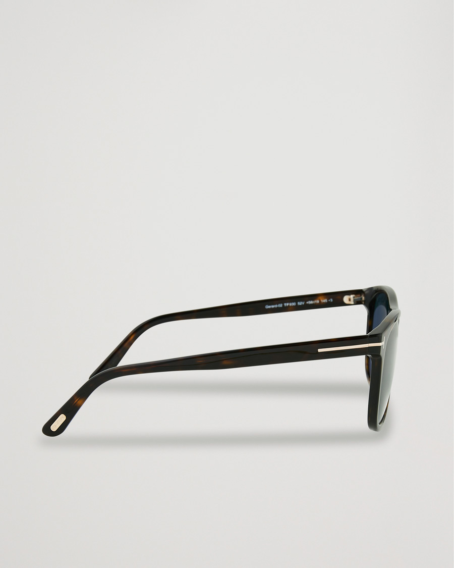 Homme | Tom Ford Gerard Sunglasses Dark Havana/Blue | Tom Ford | Gerard Sunglasses Dark Havana/Blue
