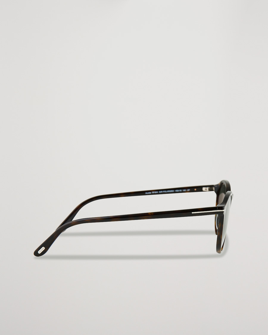 Homme | Tom Ford Aurele Polarized Sunglasses Dark Havana/Green | Tom Ford | Aurele Polarized Sunglasses Dark Havana/Green