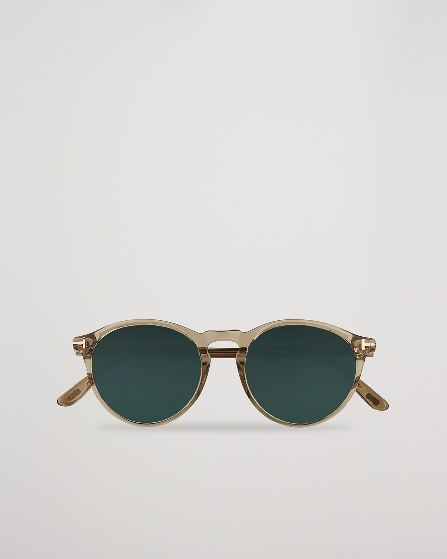 Heren | Zonnebrillen | Tom Ford | Aurele Sunglasses Shiny Beige/Blue